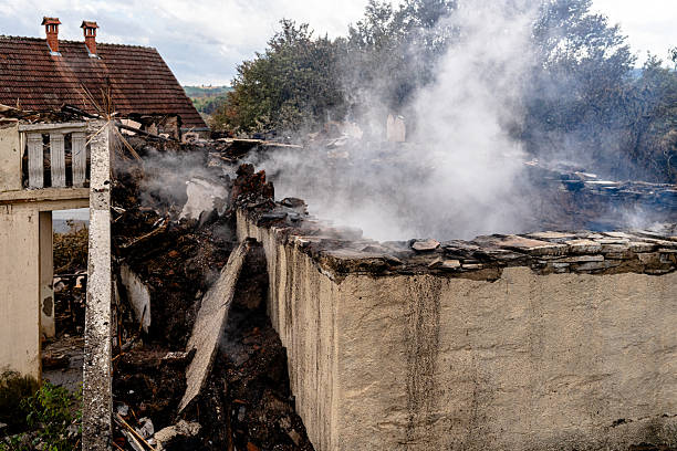 Professional Soot Cleanup technician working in Myersville, MD